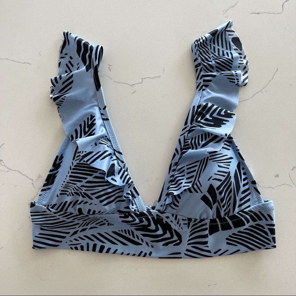 Aerie Ruffle Triangle Bikini Top